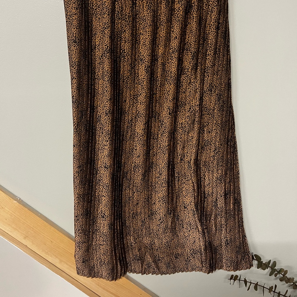 Sincerely Jules Brown and Black Maxi Skirt